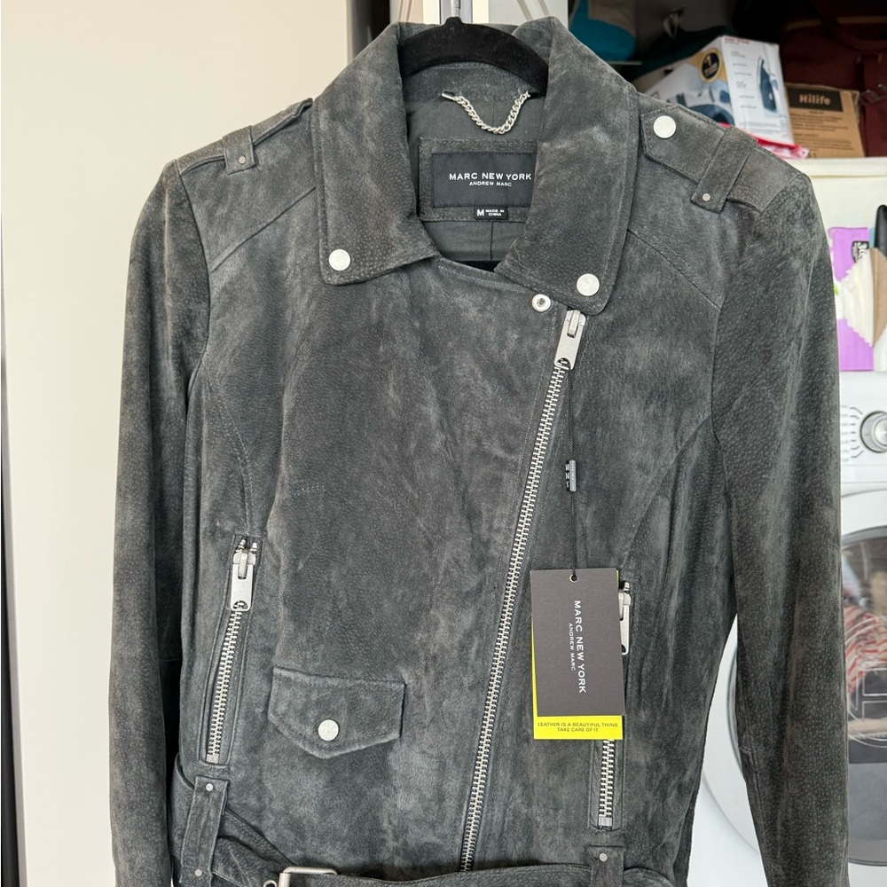 Marc New York - Grey Suede Jacket - M